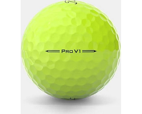 М'ячі для гольфу Titleist Pro V1 12 шт, жовті