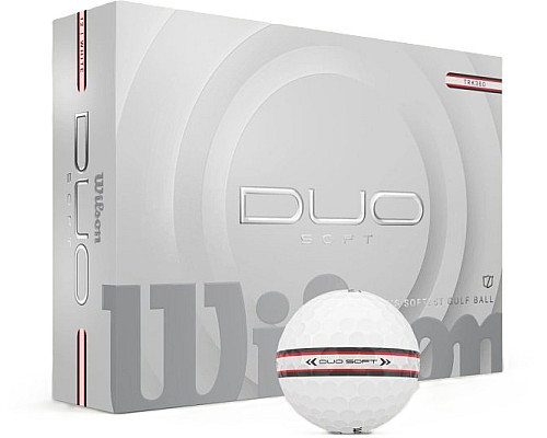 М'ячі для гольфу Wilson Staff Duo Soft 2025 TRK360 12 шт, білі