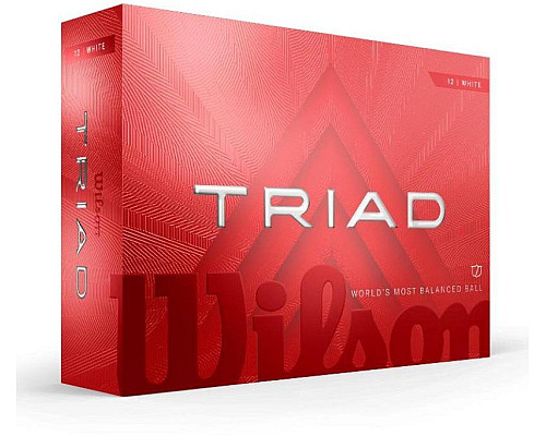 М'ячі для гольфу Wilson TRIAD 12 шт, білі