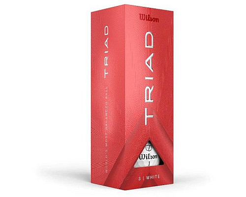 М'ячі для гольфу Wilson TRIAD 12 шт, білі