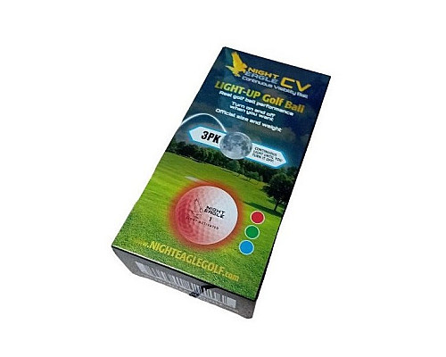М'ячі для гольфу Premier Glow Night Eagle Led 3 шт, білі