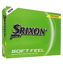 М'ячі для гольфу Srixon Soft Feel 12 шт, жовті