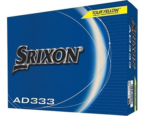 М'ячі для гольфу Srixon AD333 12 шт, жовті