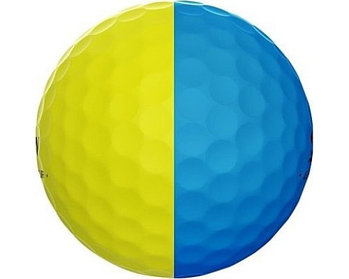 М'ячі для гольфу Srixon Q-Star Tour Divide 12 шт, жовто-блакитні