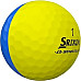 М'ячі для гольфу Srixon Q-Star Tour Divide 12 шт, жовто-блакитні