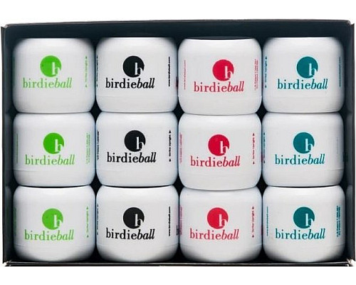 М'ячі для волейболу BirdieBall 12 шт, білі