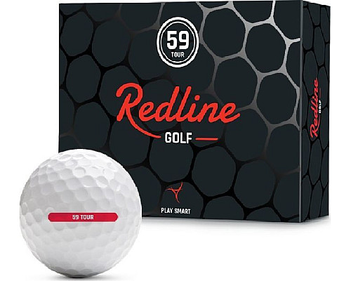 М'ячі для гольфу Redline 59 Tour 12 шт, білі