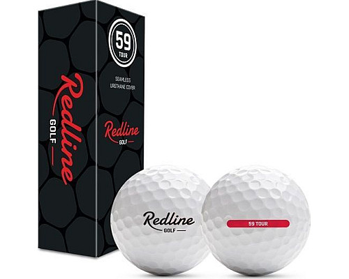 М'ячі для гольфу Redline 59 Tour 12 шт, білі