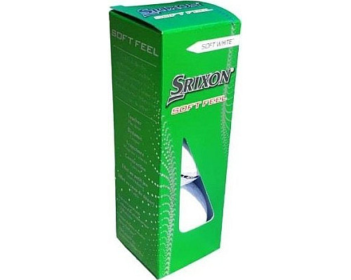 М'ячі для гольфу Srixon Soft Feel 6 шт, білі