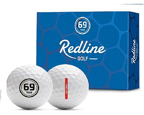 М'ячі для гольфу Redline 69 Tour 12 шт, білі