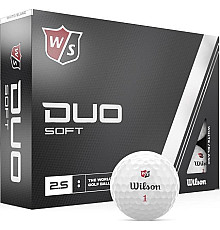М'ячі для гольфу Wilson Staff Duo Soft 12 шт, білі