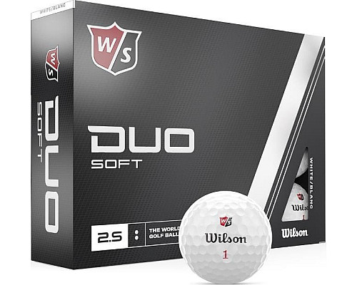 М'ячі для гольфу Wilson Staff Duo Soft 12 шт, білі