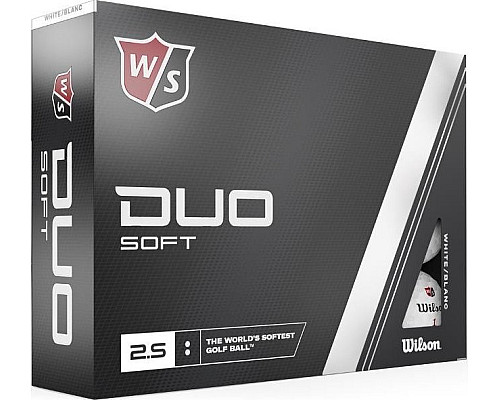 М'ячі для гольфу Wilson Staff Duo Soft 12 шт, білі