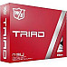М'ячі для гольфу Wilson Staff TRIAD 12 шт, білі