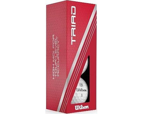 М'ячі для гольфу Wilson Staff TRIAD 12 шт, білі