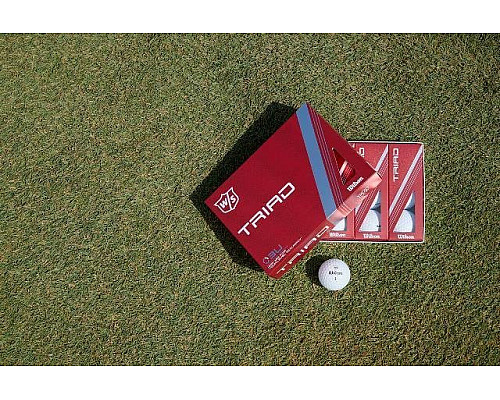 М'ячі для гольфу Wilson Staff TRIAD 12 шт, білі