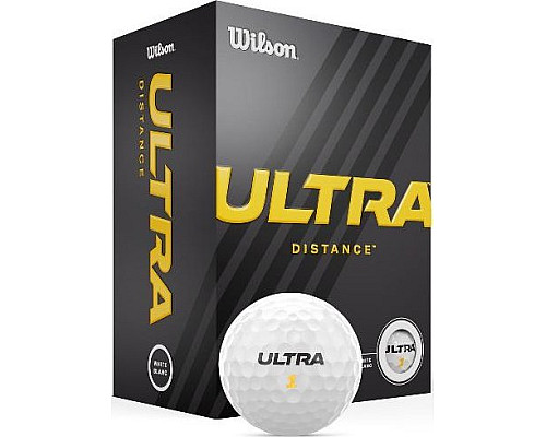 М'ячі для гольфу Wilson ULTRA Distance 24 шт, білі