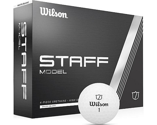 М'ячі для гольфу Wilson Staff Model 12 шт, білі