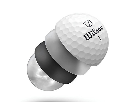 М'ячі для гольфу Wilson Staff Model 12 шт, білі