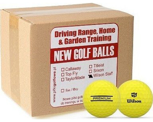 М'ячі для гольфу Wilson Staff 48 шт, жовті