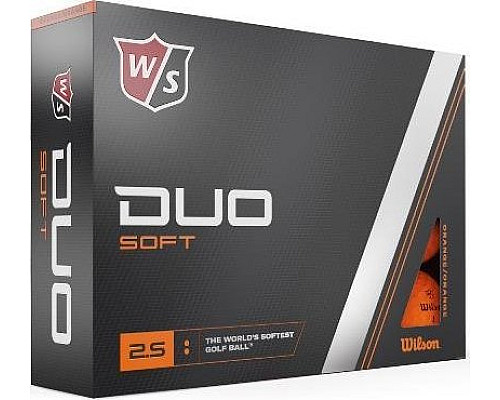 М'ячі для гольфу Wilson Staff Duo Soft 12 шт, помаранчеві