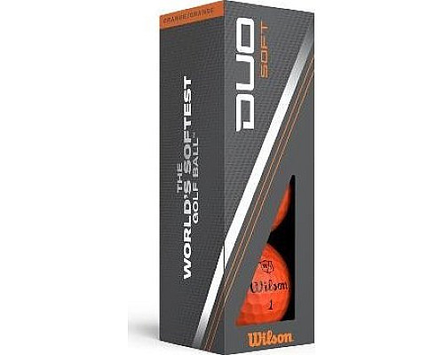 М'ячі для гольфу Wilson Staff Duo Soft 12 шт, помаранчеві
