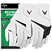 Рукавички для гольфу Callaway Weather Spann MLH р. L 2 шт, біло-чорні