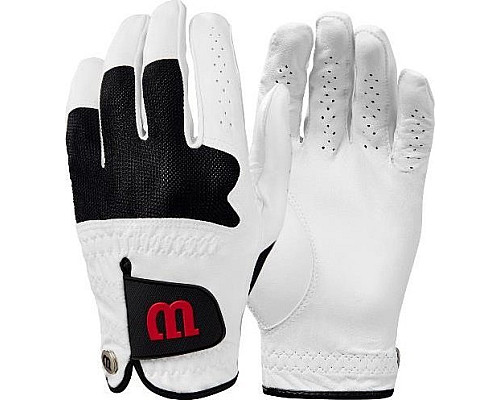 Рукавички для гольфу Wilson Advantage MLH р. XL, біло-чорні