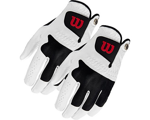 Рукавички для гольфу Wilson Advantage MLH р. XL, біло-чорні