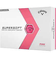 М'ячі для гольфу Callaway Supersoft 12 шт, рожеві