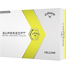 М'ячі для гольфу Callaway Supersoft 2023 12 шт, жовті