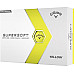М'ячі для гольфу Callaway Supersoft 2023 12 шт, жовті