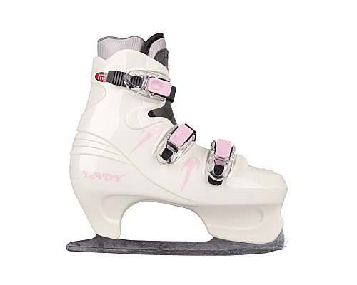 Ковзани Spartan Lady - White-Pink - 36 - білий/рожевий