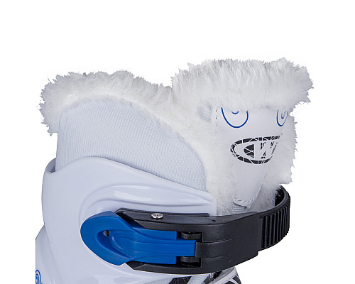 Дитячі ковзани WORKER Izaky Pro – з хутром - L - 38-41 р - білий