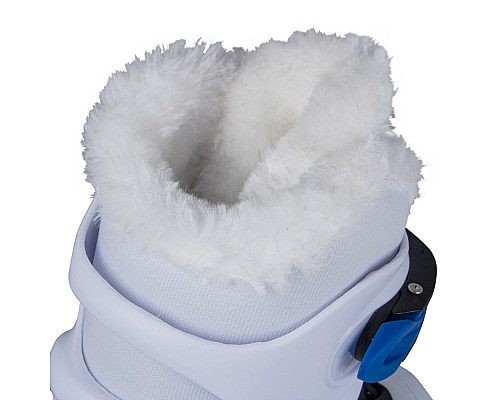 Дитячі ковзани WORKER Izaky Pro – з хутром - L - 38-41 р - білий