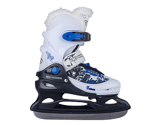Дитячі ковзани WORKER Izaky Pro – з хутром - L - 38-41 р - білий