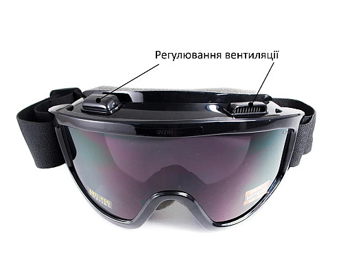 Окуляри захисні Global Vision Wind-Shield (gray) Anti-Fog, сірі