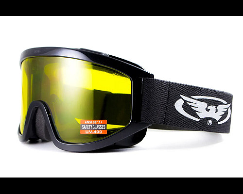 Окуляри лижні Global Vision Wind-Shield Anti-Fog, жовті
