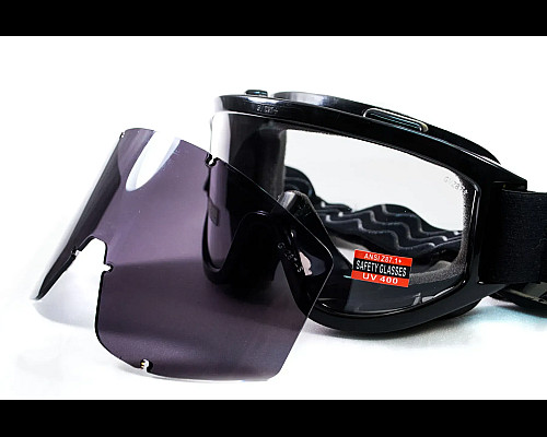 Окуляри лижні Global Vision Wind-Shield KIT Anti-Fog, змінні лінзи 2 шт.