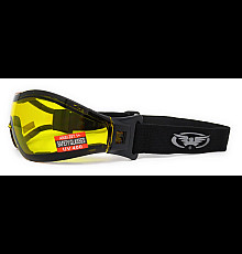 Окуляри захисні з ущільнювачем Global Vision Z-33 (yellow) Anti-Fog, жовті
