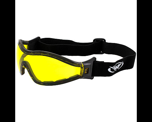 Окуляри захисні з ущільнювачем Global Vision Z-33 (yellow) Anti-Fog, жовті