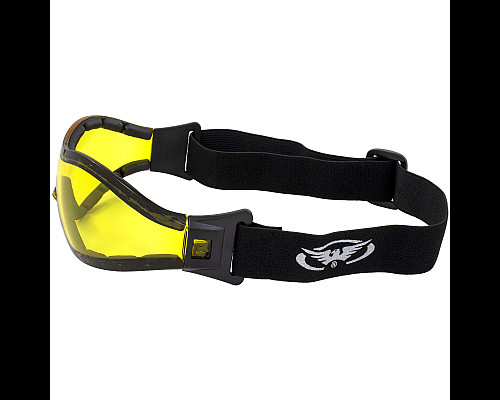 Окуляри захисні з ущільнювачем Global Vision Z-33 (yellow) Anti-Fog, жовті