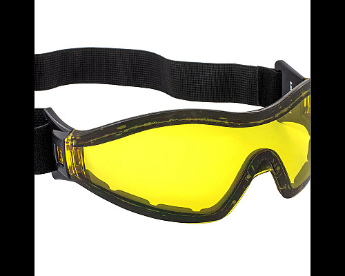 Окуляри захисні з ущільнювачем Global Vision Z-33 (yellow) Anti-Fog, жовті