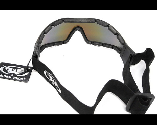 Окуляри лижні з ущільнювачем Global Vision Z-33 (G-Tech™ blue) Anti-Fog, сині