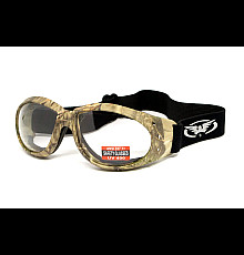 Окуляри захисні з ущільнювачем Global Vision Eliminator Camo Forest, прозорі