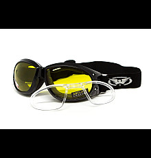 Окуляри захисні з ущільнювачем Global Vision Eliminator RX Anti-Fog, жовті