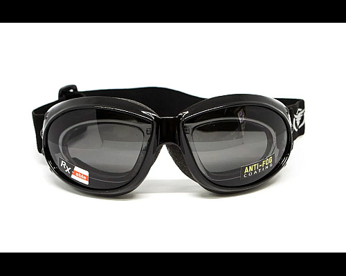 Окуляри захисні з ущільнювачем Global Vision Eliminator RX Anti-Fog, сірі