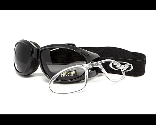 Окуляри захисні з ущільнювачем Global Vision Eliminator RX Anti-Fog, сірі