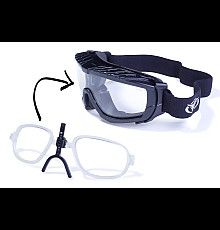 Окуляри захисні з ущільнювачем Global Vision Ballistech-1+RX Anti-Fog, прозорі