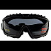 Окуляри захисні з ущільнювачем Global Vision Ballistech-1+RX Anti-Fog, сірі